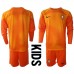 Portugal Keeper Babykleding Uitshirt Kinderen WK 2022 Lange Mouwen (+ korte broeken)